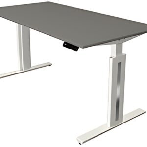 kerkmann Table de bureau assis-debout Move 3 fresh, graphite