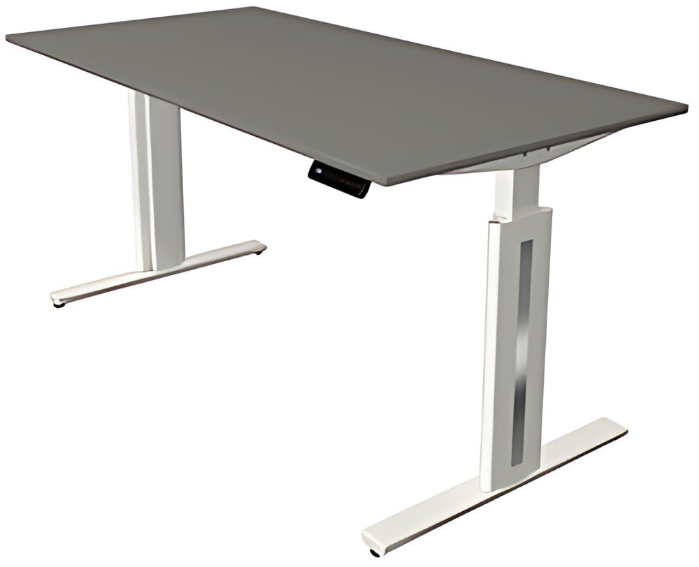 kerkmann Table de bureau assis-debout Move 3 fresh, graphite