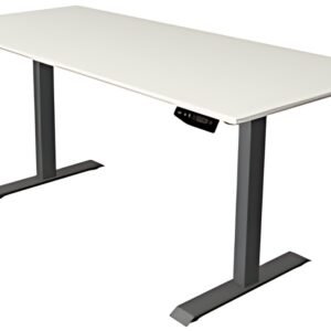 kerkmann Table de bureau assis-debout Move 1, blanc