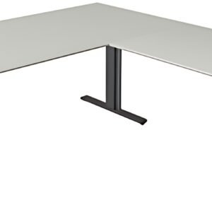 kerkmann Table de bureau assis-debout Move 3 elegant, gris