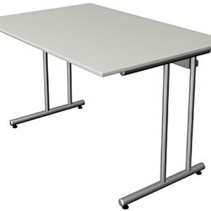 kerkmann Table de bureau Start Up, (L)1.800x(H)750 mm, gris