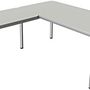 kerkmann Bureau PRIME avec extension, (L)1.800 mm, gris