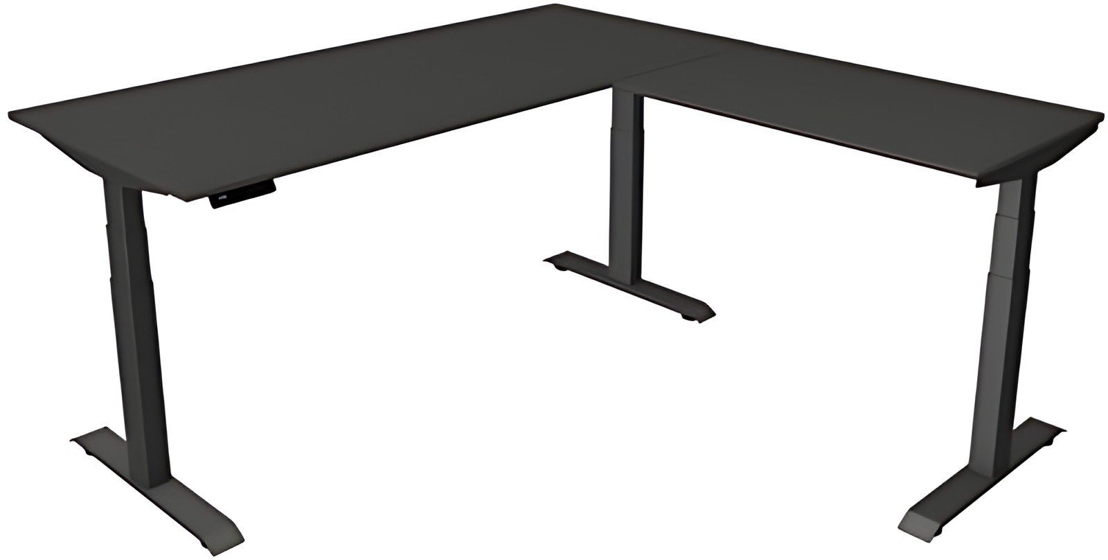 kerkmann Bureau réglable en hauteur Move 4 avec extension