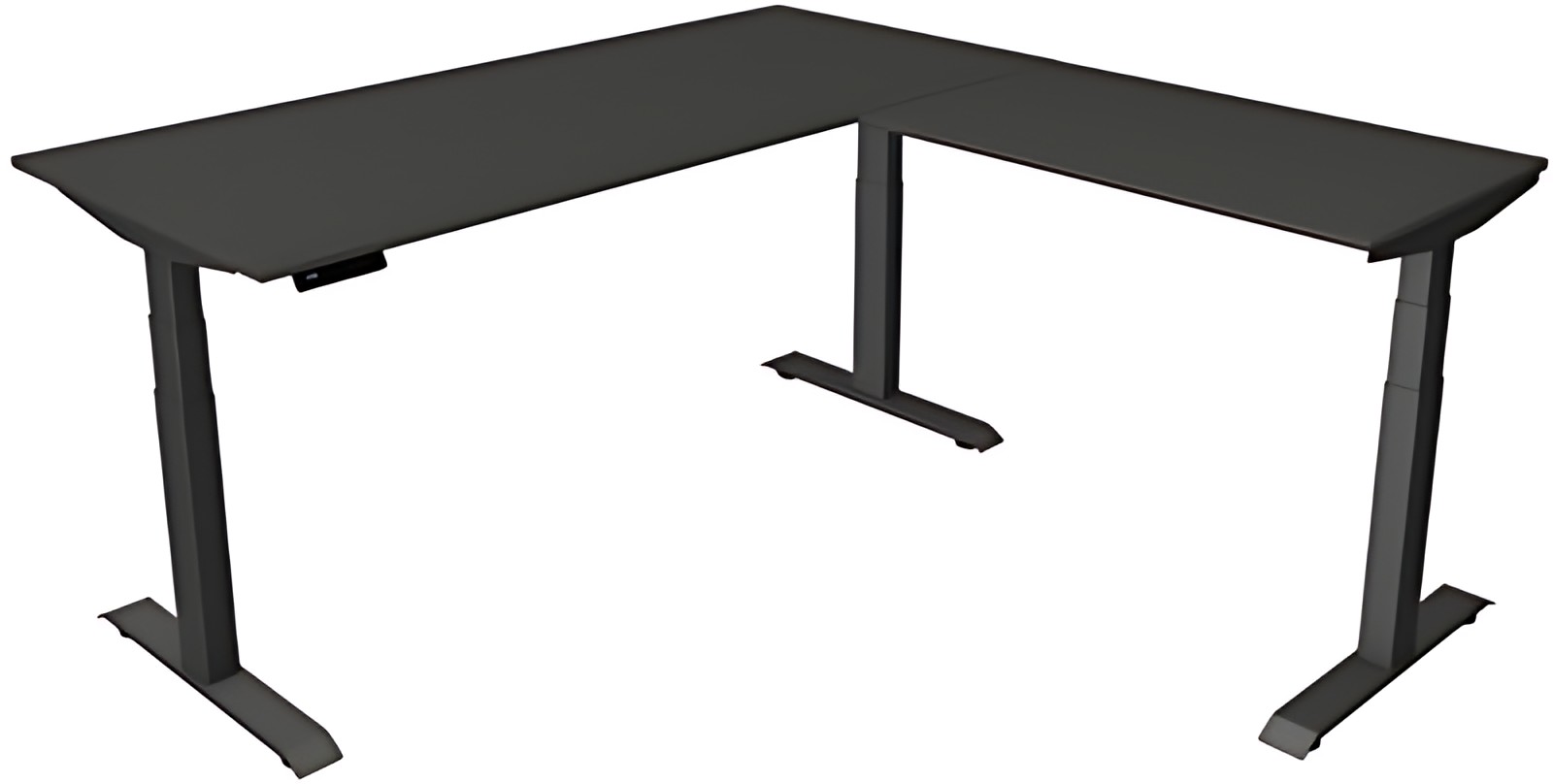 kerkmann Bureau réglable en hauteur Move 4 avec extension