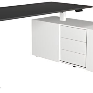 kerkmann Poste de travail complet Move 3, blanc/anthracite