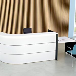kerkmann Comptoir arrondi BARI up & down avec espace conseil