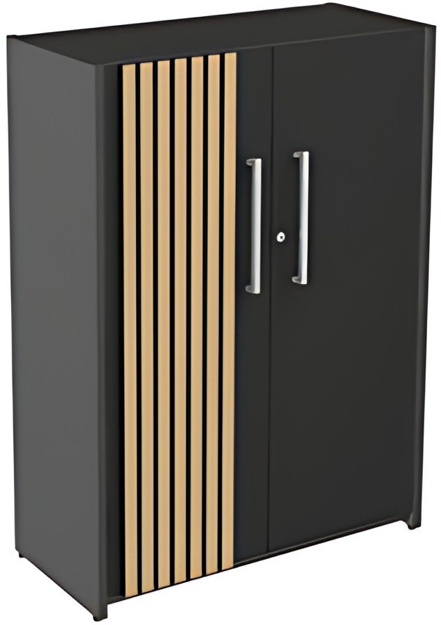 kerkmann Placard Oxford, 3 hauteurs de classeur, anthracite