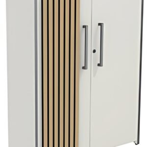 kerkmann Placard Oxford, 3 hauteurs de classeur, blanc