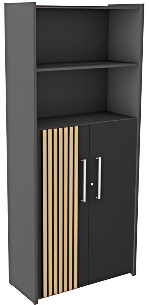 kerkmann Étagère Oxford avec portes, anthracite