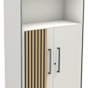 kerkmann Étagère Oxford avec portes, blanc