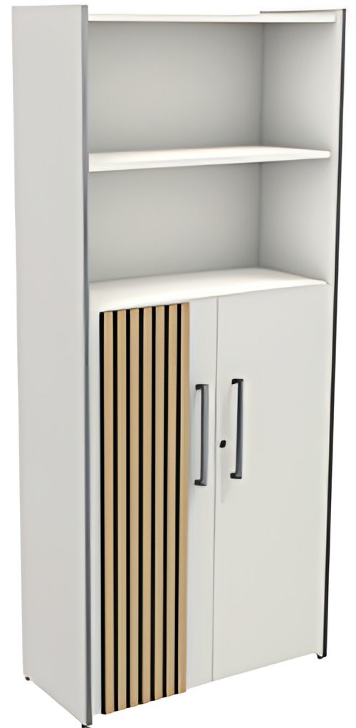 kerkmann Étagère Oxford avec portes, blanc