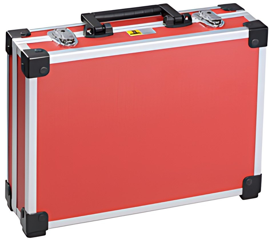 allit Mallette d'aluminium "AluPlus Basic", taille L, rouge