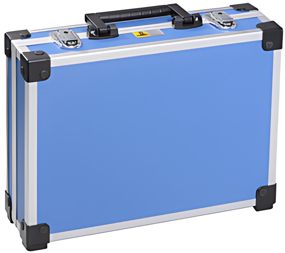 allit Mallette d'aluminium "AluPlus Basic", taille L, bleu