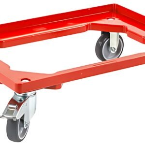 allit Chariot de transport ProfiPlus EuroRoll OB 600, rouge