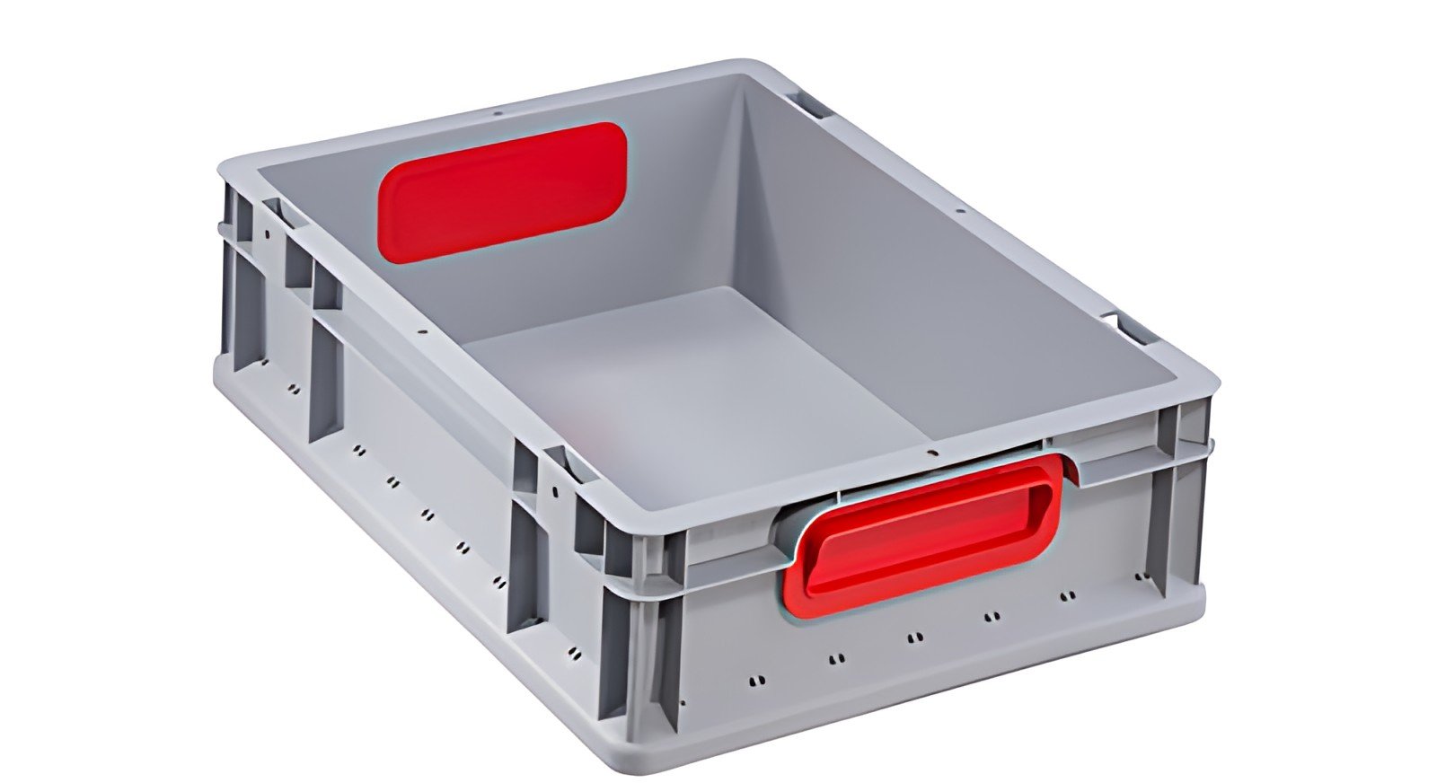 allit Bac de rangement ProfiPlus EuroBox 412, gris/rouge