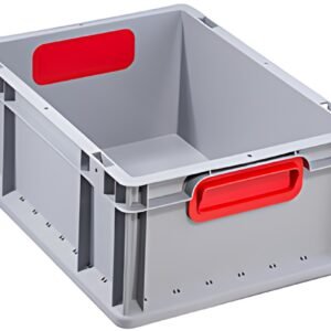 allit Bac de rangement ProfiPlus EuroBox 417, gris/rouge