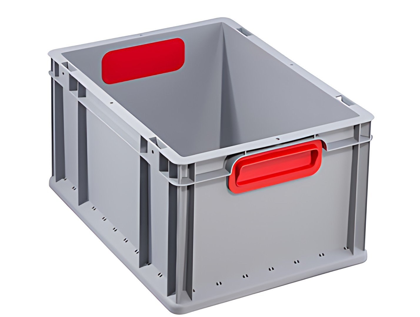allit Bac de rangement ProfiPlus EuroBox 422, gris/rouge