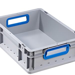 allit Bac de rangement ProfiPlus EuroBox 412, gris/bleu