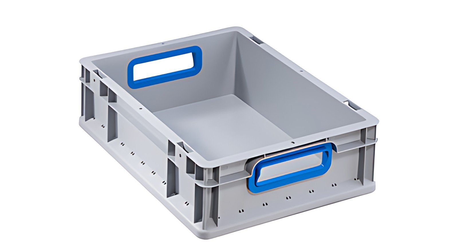 allit Bac de rangement ProfiPlus EuroBox 412, gris/bleu