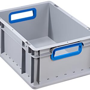 allit Bac de rangement ProfiPlus EuroBox 417, gris/bleu
