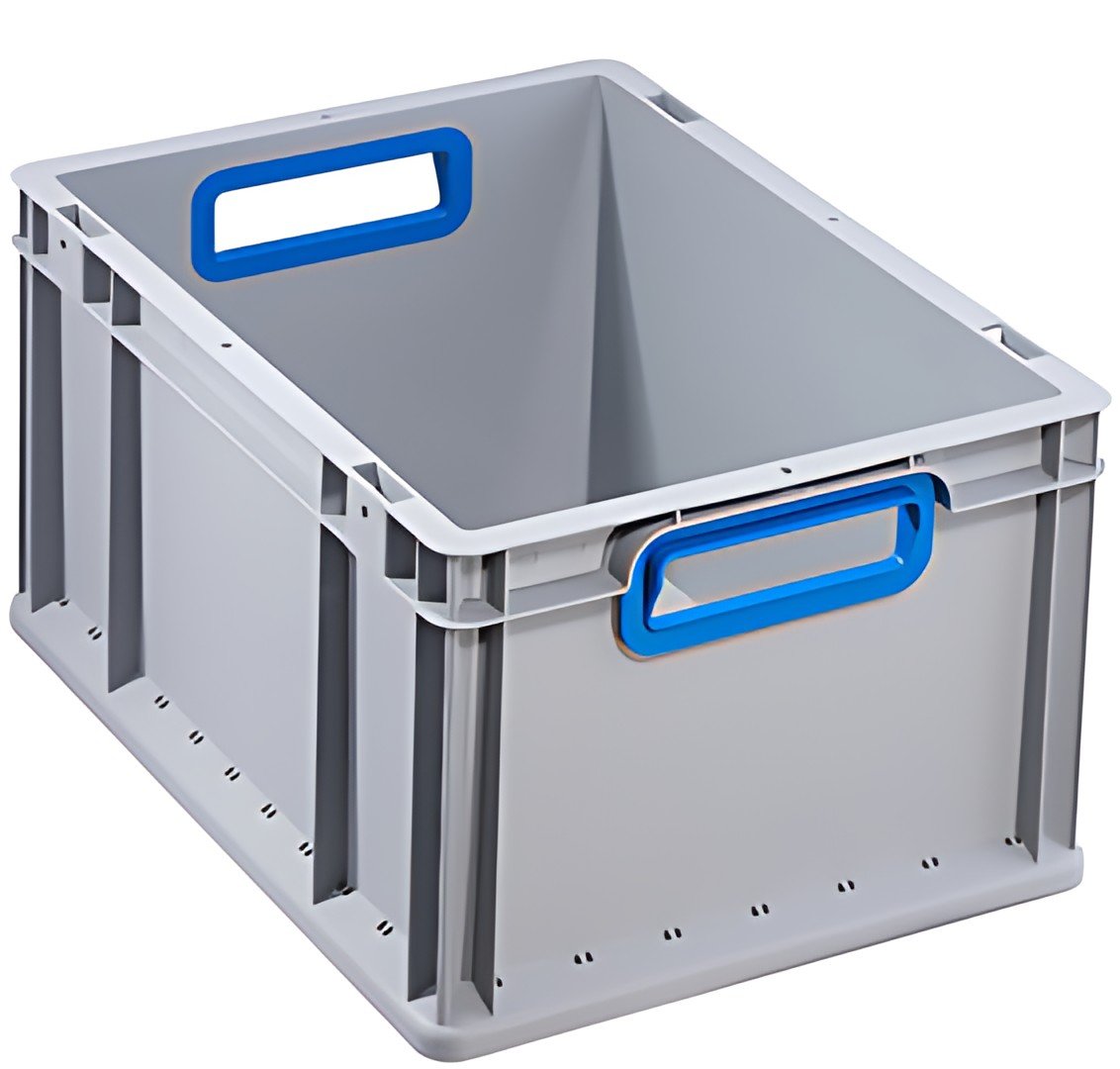 allit Bac de rangement ProfiPlus EuroBox 422, gris/bleu
