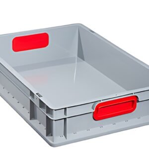 allit Bac de rangement ProfiPlus EuroBox 612, gris/rouge