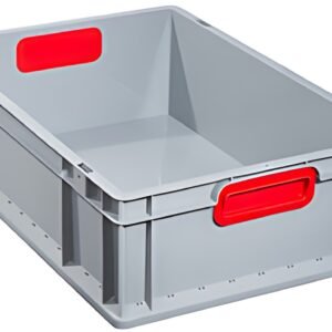 allit Bac de rangement ProfiPlus EuroBox 617, gris/rouge