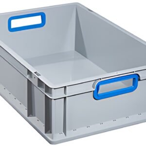 allit Bac de rangement ProfiPlus EuroBox 617, gris/bleu