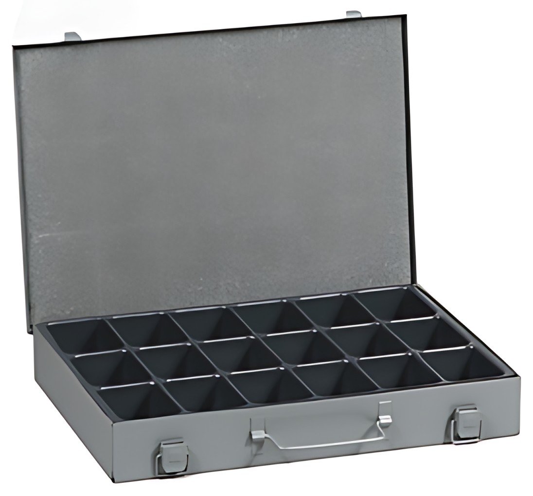 allit Mallette à petites pièces EuroPlus Metall 34/18, gris