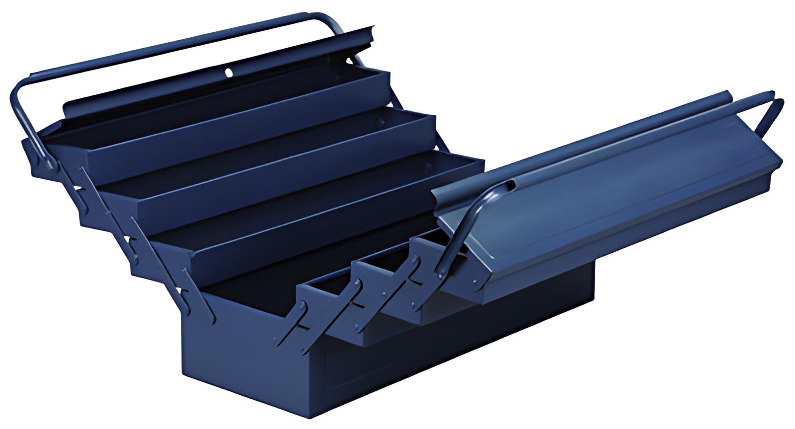 allit Caisse à outils McPlus Metall 7/57, non équipé, bleu