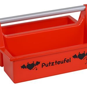 boîte de transport allit McPlus Carry "Putzteufel", rouge