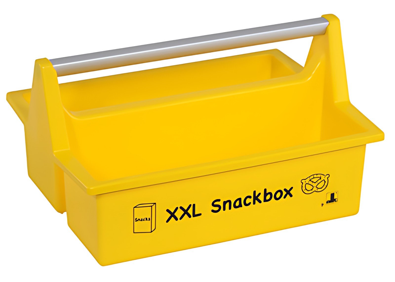 boîte de transport allit McPlus Carry "XXL Snackbox", jaune