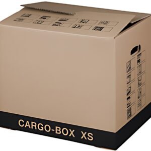 smartboxpro Cartons de déménagement "CARGO-BOX XS", marron