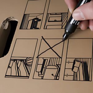 smartboxpro Cartons de déménagement "CARGO-BOX XXL", marron