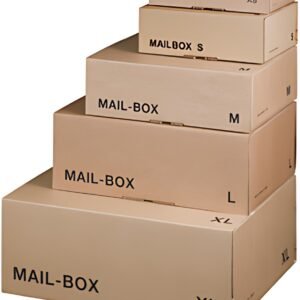 smartboxpro Carton d'expédition MAIL BOX, taille: M, marron