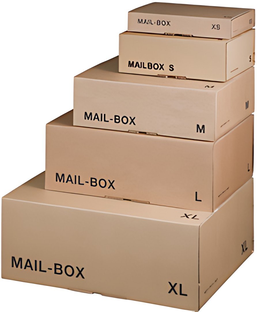 smartboxpro Carton d'expédition MAIL BOX, taille: XL, marron