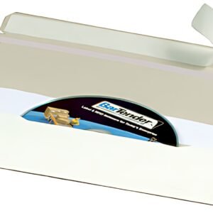 SMARTBOXPRO CD/DVD lettre, DIN longue, avec fenêtre à gauche, blanc