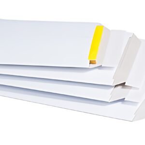 smartboxpro Pochette d'expédition, en carton rigide blanc,