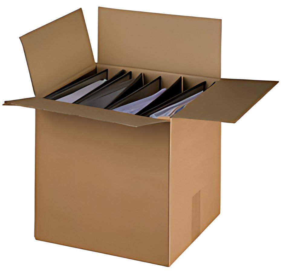 smartboxpro Carton d'expédition de classeur, marron, pour 4-