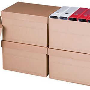 smartboxpro Boîte d'archives/transport, à couvercle, marron