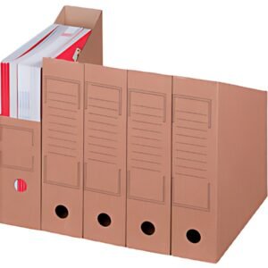 smartboxpro Collecteur vertical à archives, A4, marron