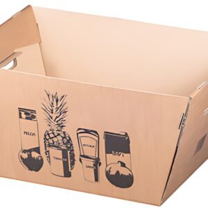 SMARTBOXPRO Panier de courses en carton ondulé