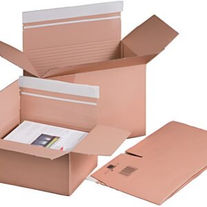smartboxpro Carton à fond automatique, A5, marron