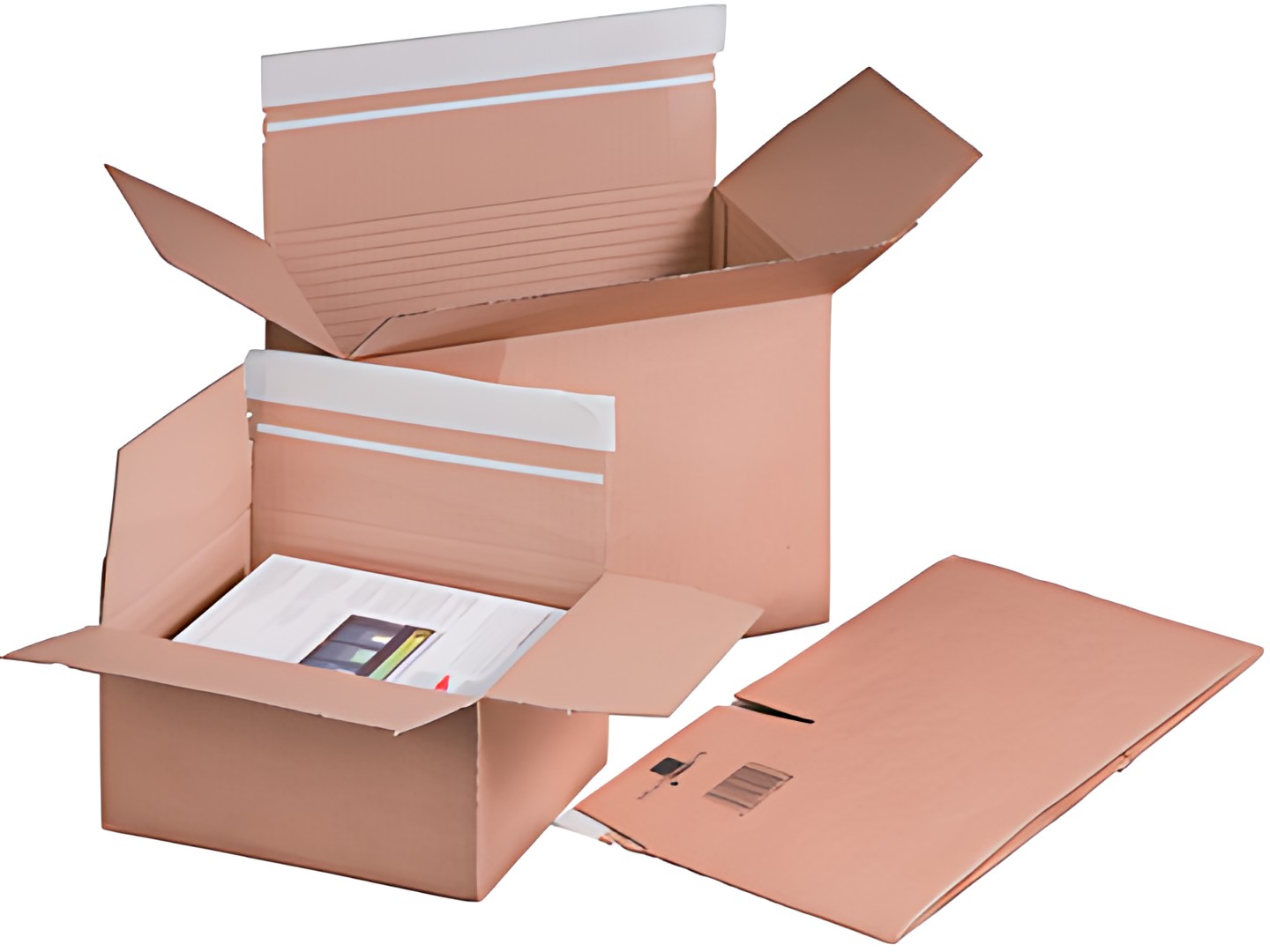 smartboxpro Carton à fond automatique, A5, marron