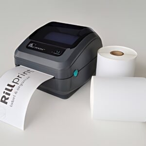 rillprint Rouleau d'étiquettes Zebra, 102 x 210, blanc