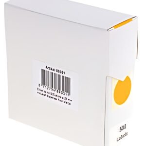 rillprint Pastille de couleur, diamètre: 25 mm, orange fluo