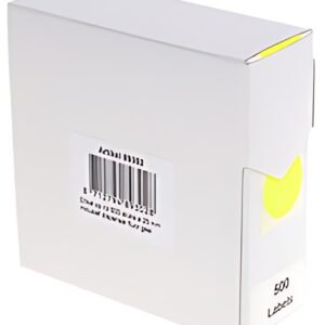 rillprint Pastille de couleur, diamètre: 35 mm, jaune fluo