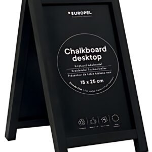 EUROPEL Ardoise de table, mini, noir