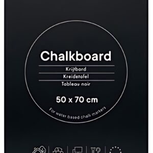 EUROPEL Ardoise sans cadre, 500 x 1.000 mm, noir