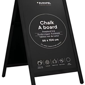 EUROPEL Panneau trottoir, 660 x 1.040 mm, noir